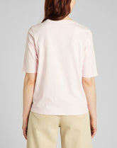 LEE HALF SLEEVE TEE DAMSKI T-SHIRT KOSZULKA NADRUK LOGO PALE LILAC L41ZEPSU 112140063